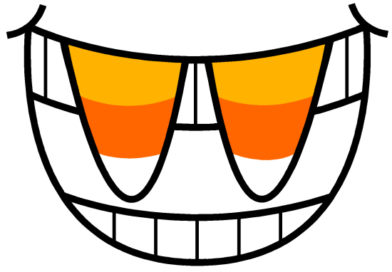Candy Corn Fangs logo